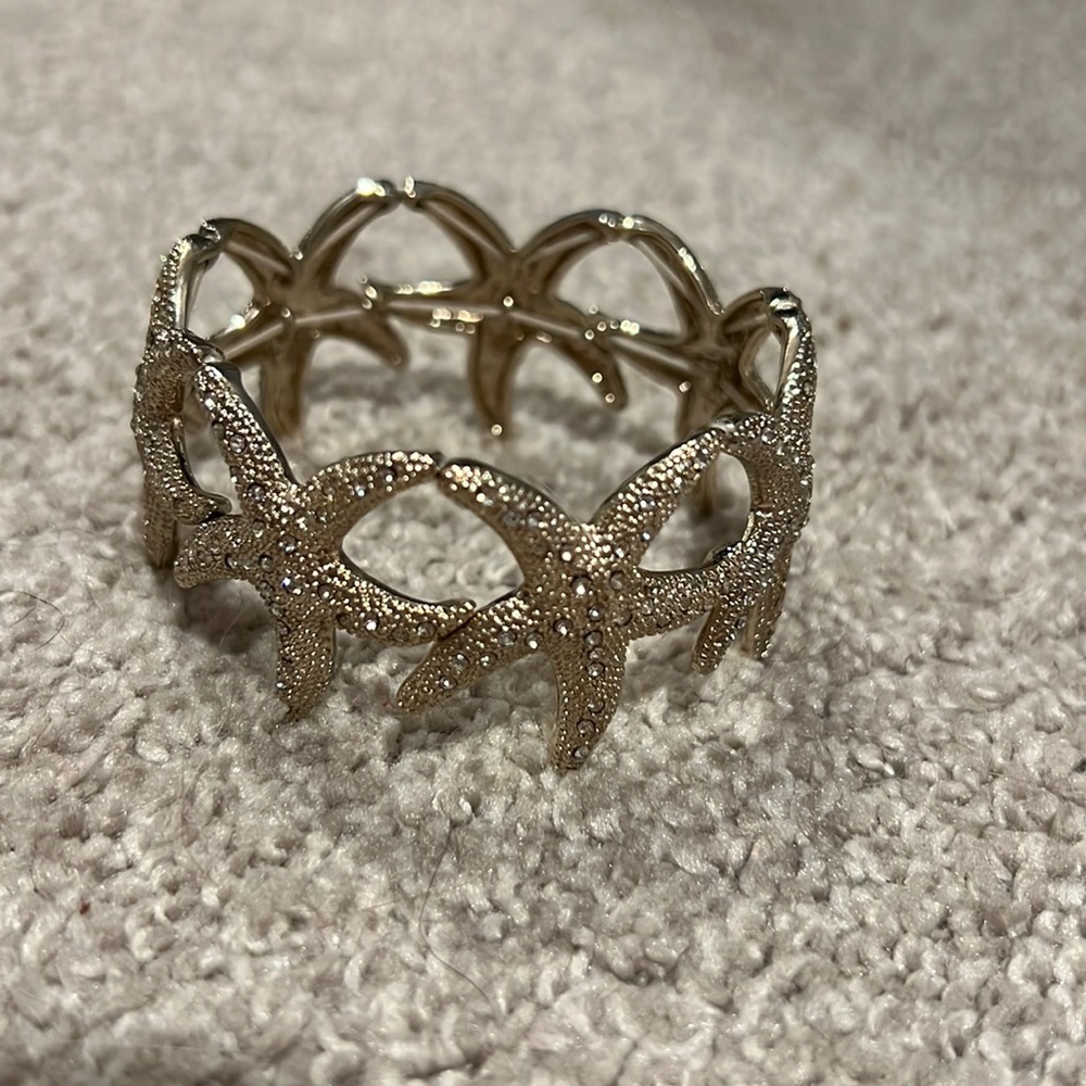 Starfish silver bracelet